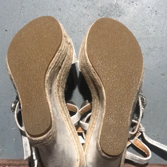 Refresh Beverly03 Metallic Rhinestone Espadrille - Picture 16 of 16